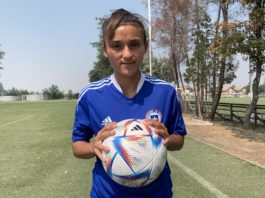 Ivette Olivares, futbolista de 25 años.