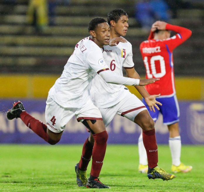 Chile y Venezuela sub 17